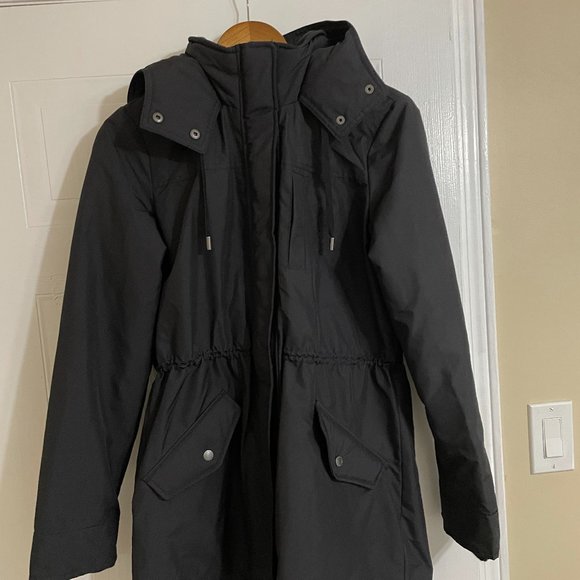 Abercrombie Black Winter Parka Jacket NWOT - Picture 5 of 9